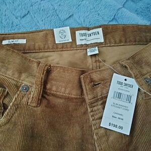 Todd Snyder men slim corduroy 30/30 caramel